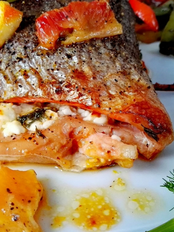 Pavé ou filet de truite au four