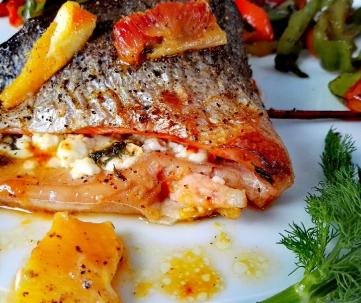 Pavé ou filet de truite au four