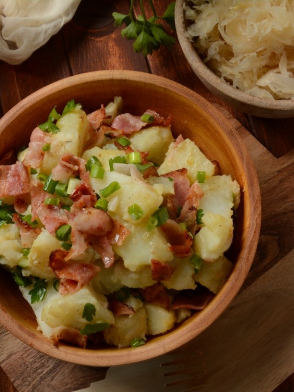 Salade de pommes de terre alsacienne : la recette facile