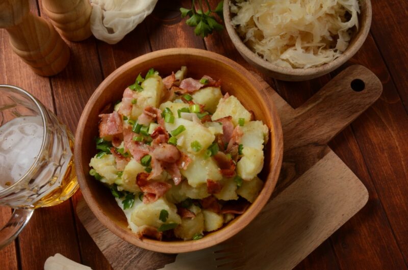 Salade de pommes de terre alsacienne : la recette facile