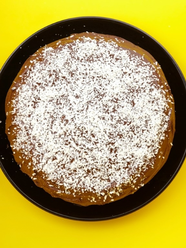 Recette de la tarte chocolat noix de coco