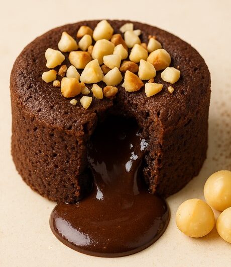 dessert chocolat noir macadamia