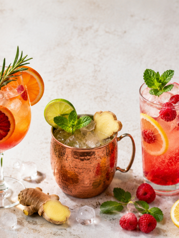 5 mocktails au kombucha frais et faciles à préparer
